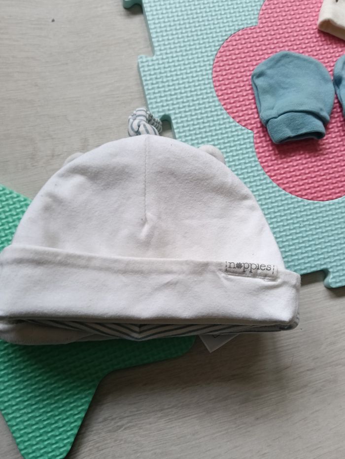 Lot 4 bonnets et moufles - photo numéro 5