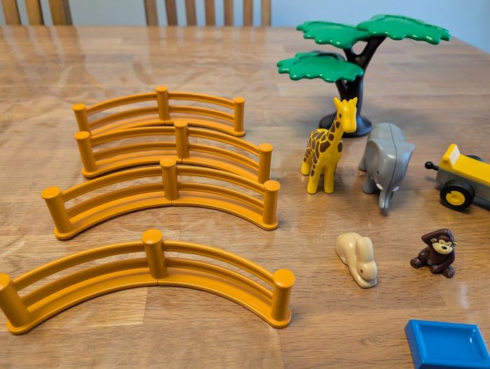 Lot 4 de playmobil 123 au zoo - photo numéro 8