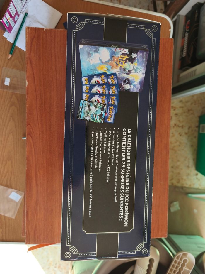 Calendrier des fêtes de l'avent pokémon neuf scellé Noël 2023 - photo numéro 5