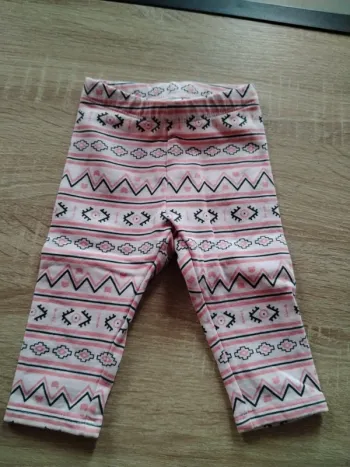 Legging fille 3 mois rose Tex