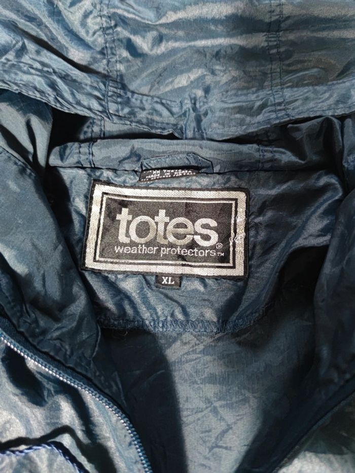 Veste Coupe Vent à Capuche Totes Bleu Marine Taille XL Homme - photo numéro 5