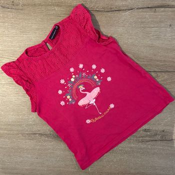 T-shirt  flamand rose - 6A