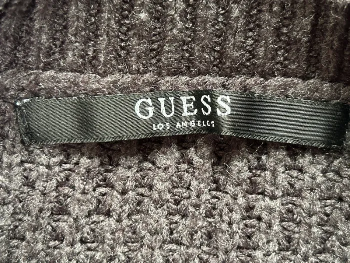 Pull gris col en sequins Guess - Taille XS - photo numéro 4