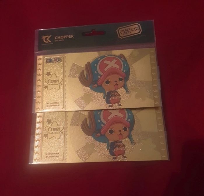 Ticket d'or chopper one piece