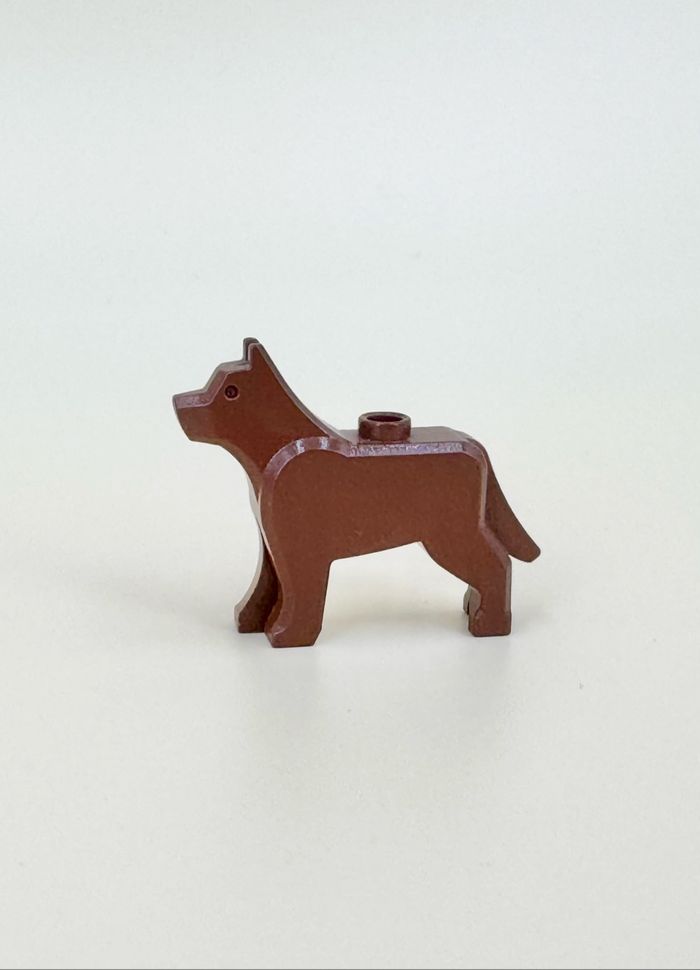 Lego Animaux City : Chien / Loup marron - photo numéro 4