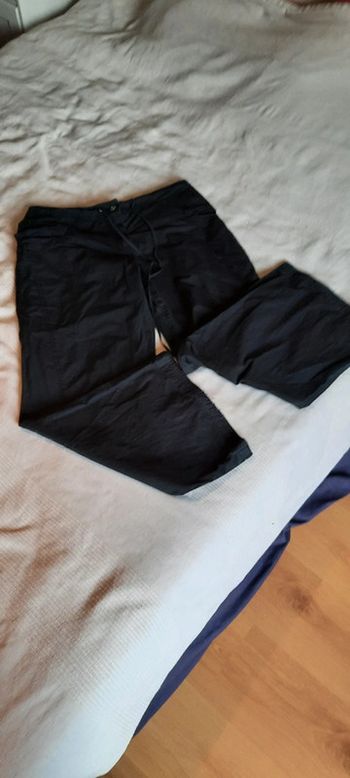 Pantalon pattes d'éléphant taille l noir