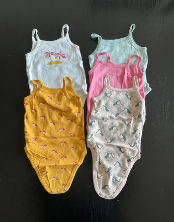 Lot 5 bodies 12 mois