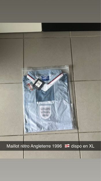 Maillot rétro third Angleterre 1996 
