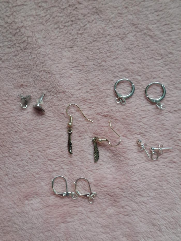 Boucles d'oreilles plumes