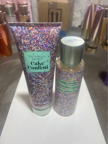 Ensemble crème et brume Victoria ´s secret Cake Confetti