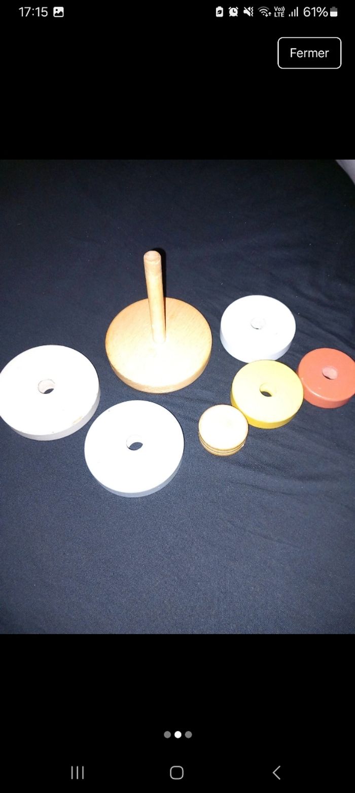 Jeu à empiler en bois - photo numéro 2