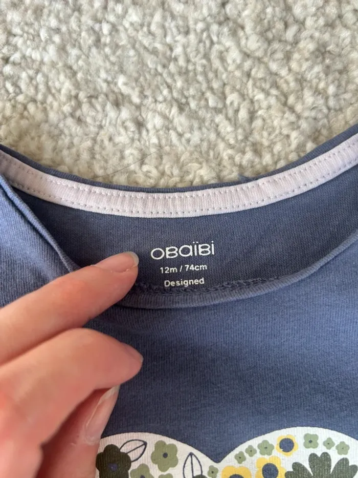 Lot : tenue complète pour la demie saison (haut et bas)- 12 mois - Catimini et Obaibi - photo numéro 3