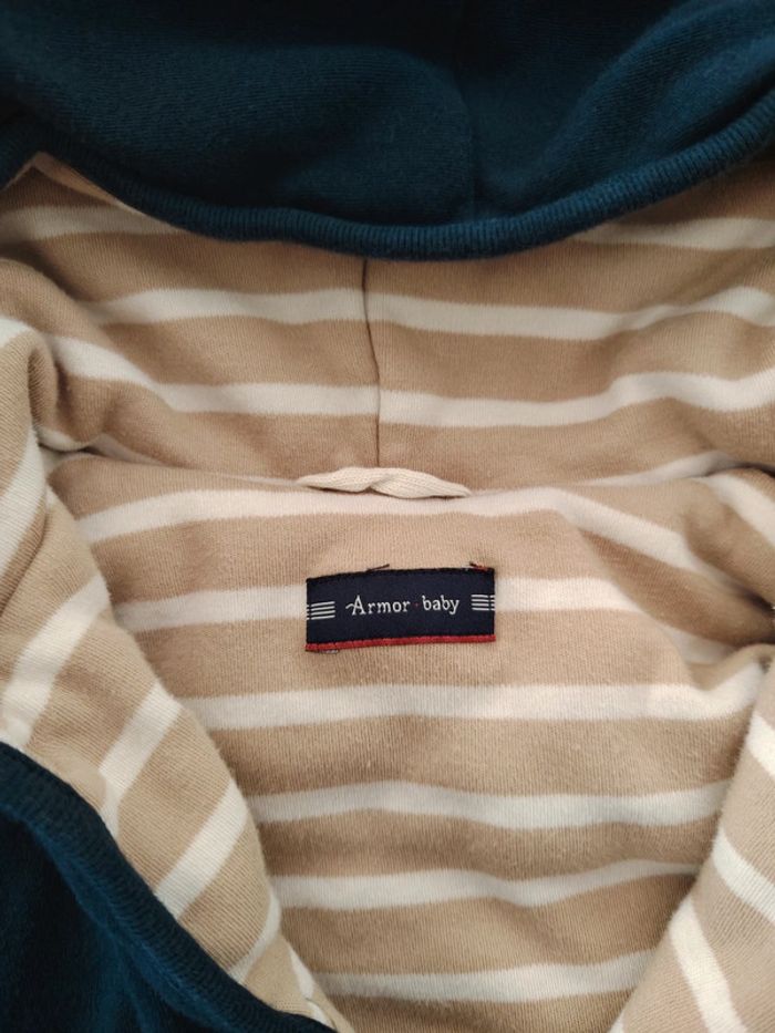 Veste Armor Lux Baby coton épais - photo numéro 2