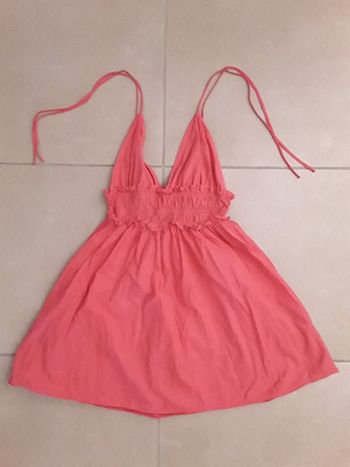 Robe de plage fuschia S ZARA TBE