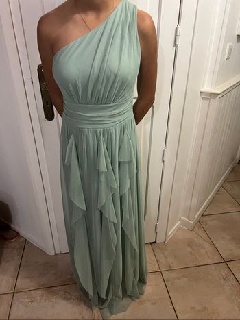 Robe de soirée vert sauge taille S