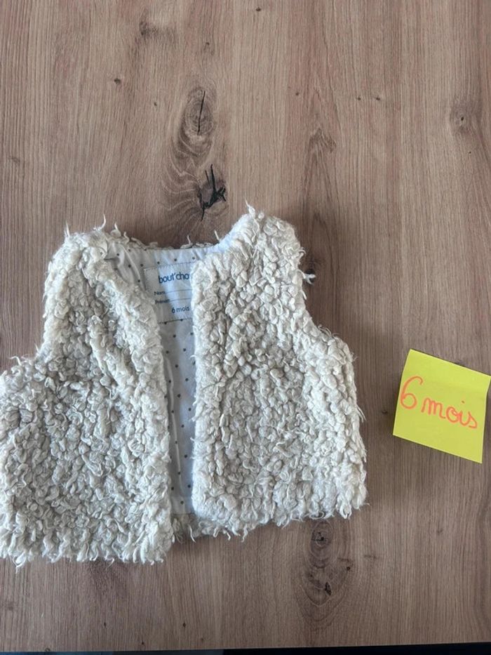 gilet sans manche moumoute