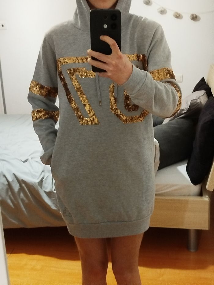 Robe pull gris taille XS cache cache