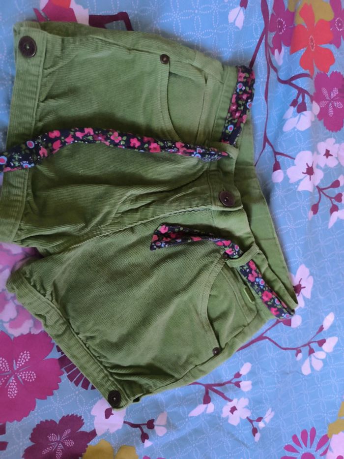 Short en velours boboli 10 ans