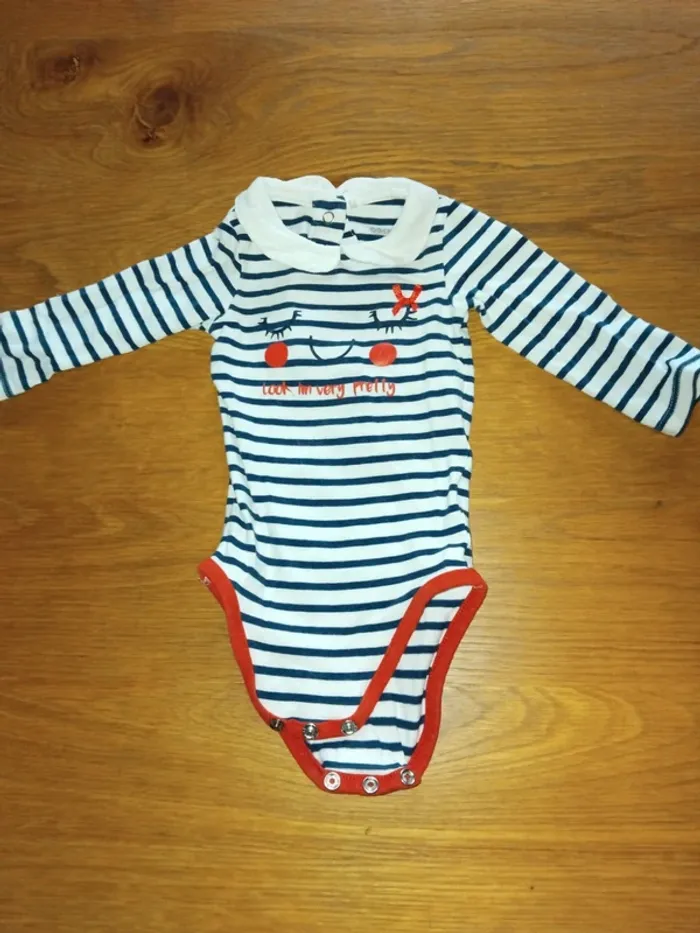 Lots de 3 bodies taille 3 mois - photo numéro 2
