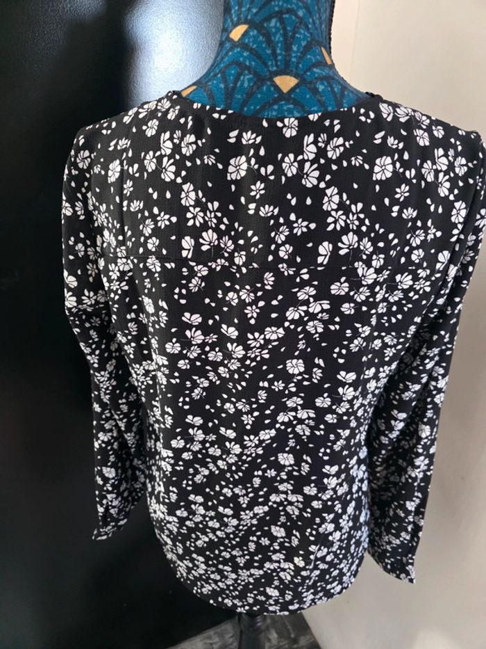 Blouse femme noir et blanche Jacqueline de yong - photo numéro 4