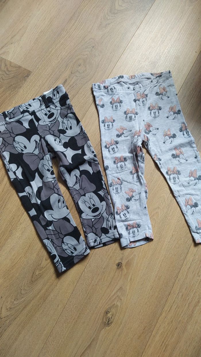 Lot de 2 leggings Minnie