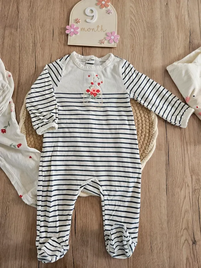 Lot de 3 pyjama légers 9 mois - photo numéro 6