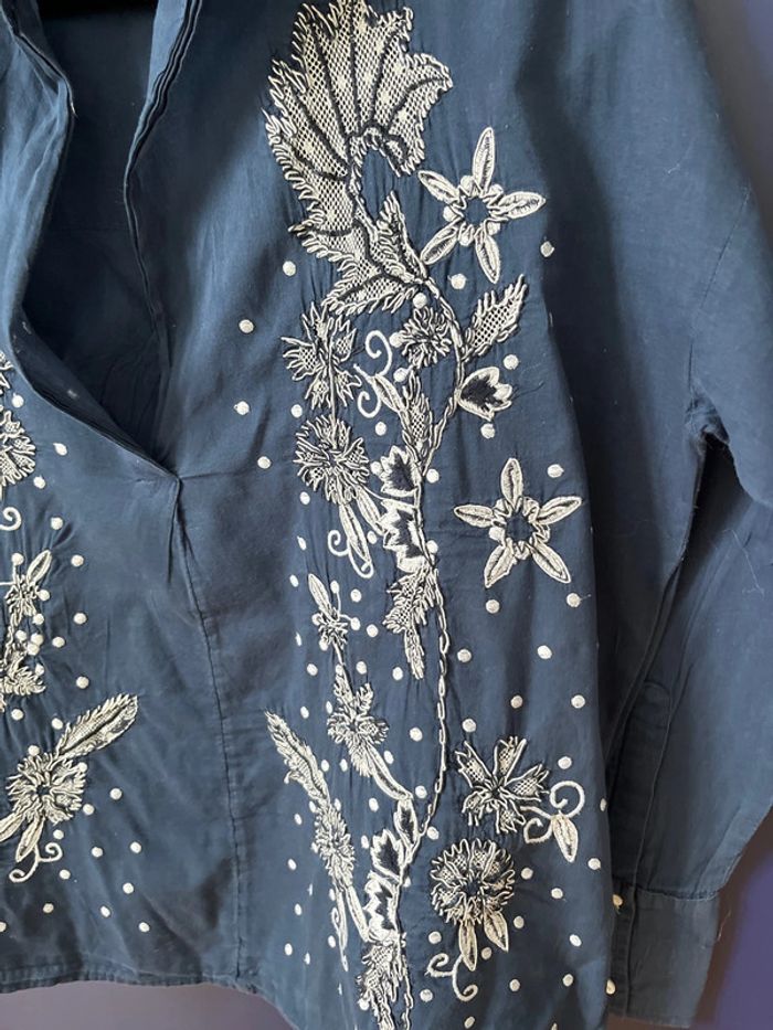 Chemise Zara brodé