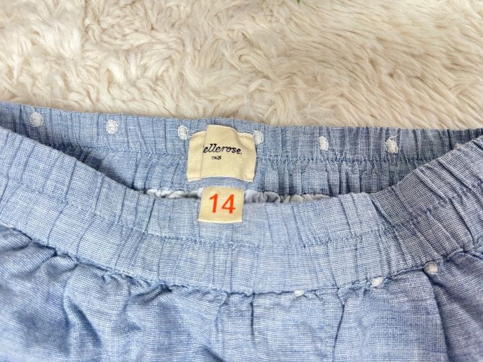 Short brodé 100% coton avec poches - photo numéro 4
