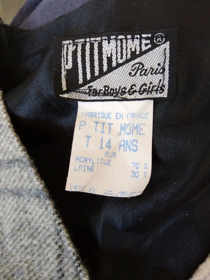 Gilet mixte 14 ans p'tit mome - photo numéro 3