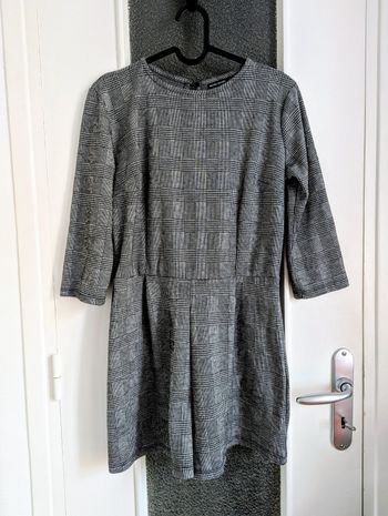 Combishort gris à carreaux tartan Bershka taille m
