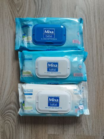Lingettes Mixa