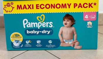 NEUF 108 Pampers couches Taille 4