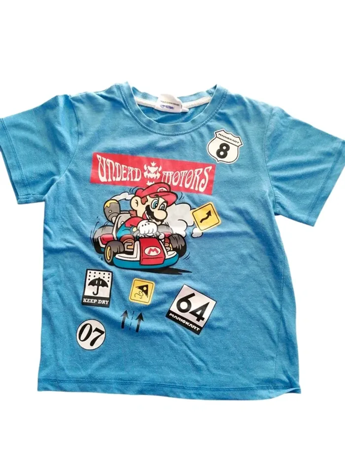 Tee shirt Mario kart 8 ans