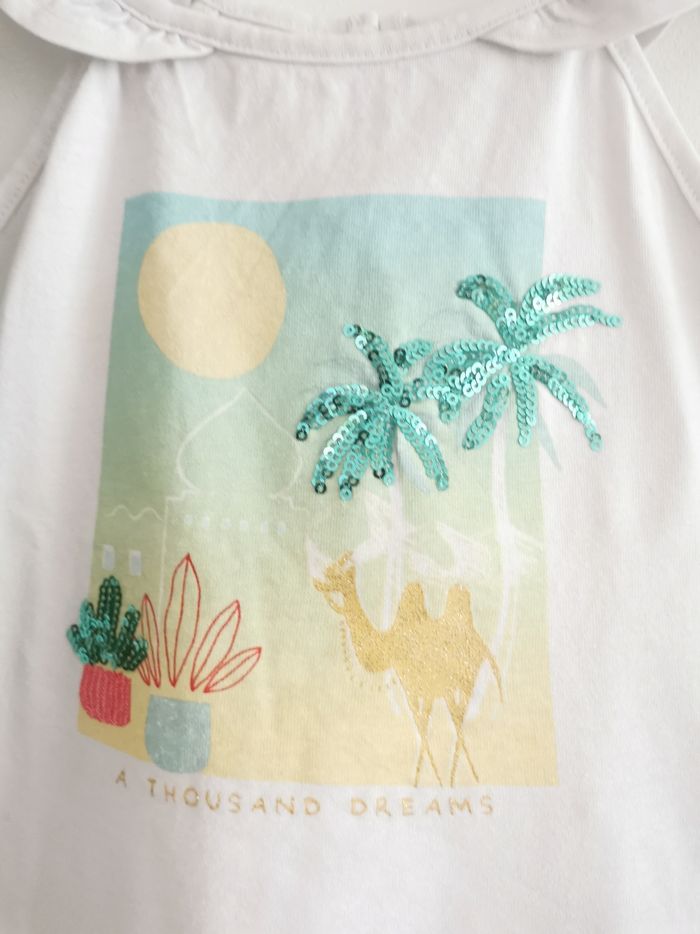 Top débardeur à sequins et paillettes Gémo 4 Ans - photo numéro 3