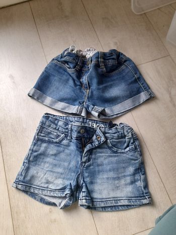 Lot de 2 short en jean fille 6 ans