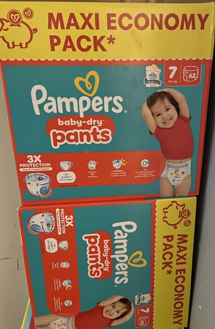Couches pampers baby-dry pants T7
