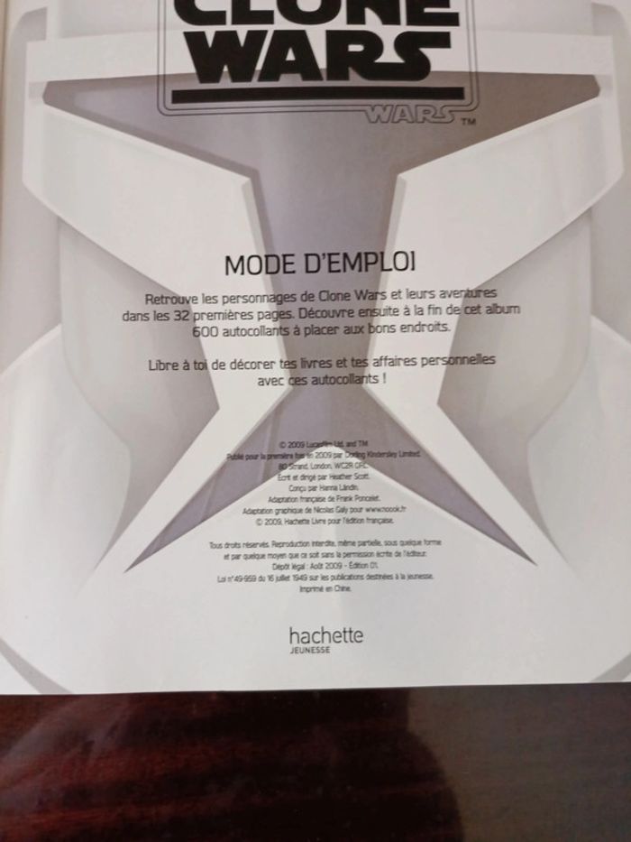 Album autocollants Star Wars - photo numéro 3