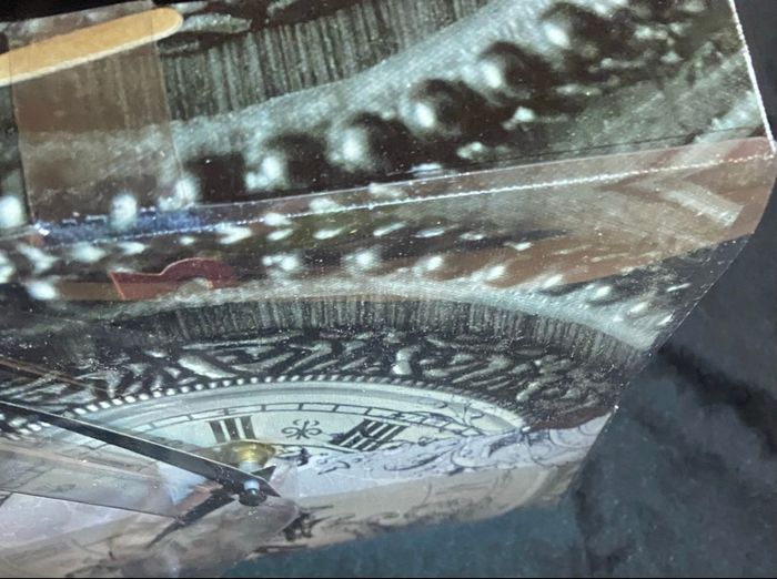 Horloge murale neuf tableau vintage — design baroque - photo numéro 6