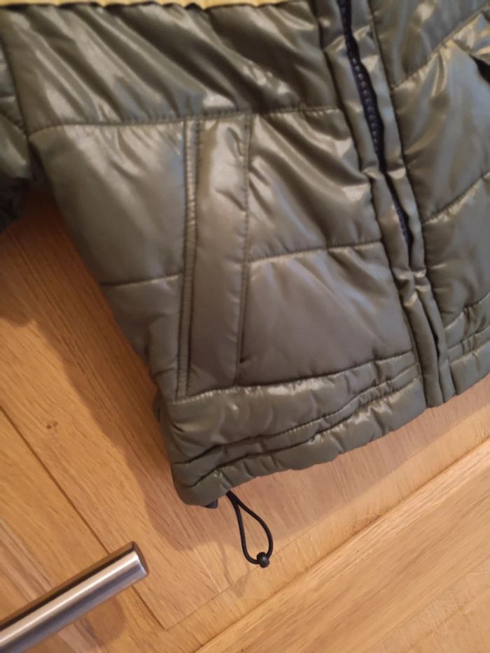 Manteau doudoune Replay en kaki 12 mois - photo numéro 4