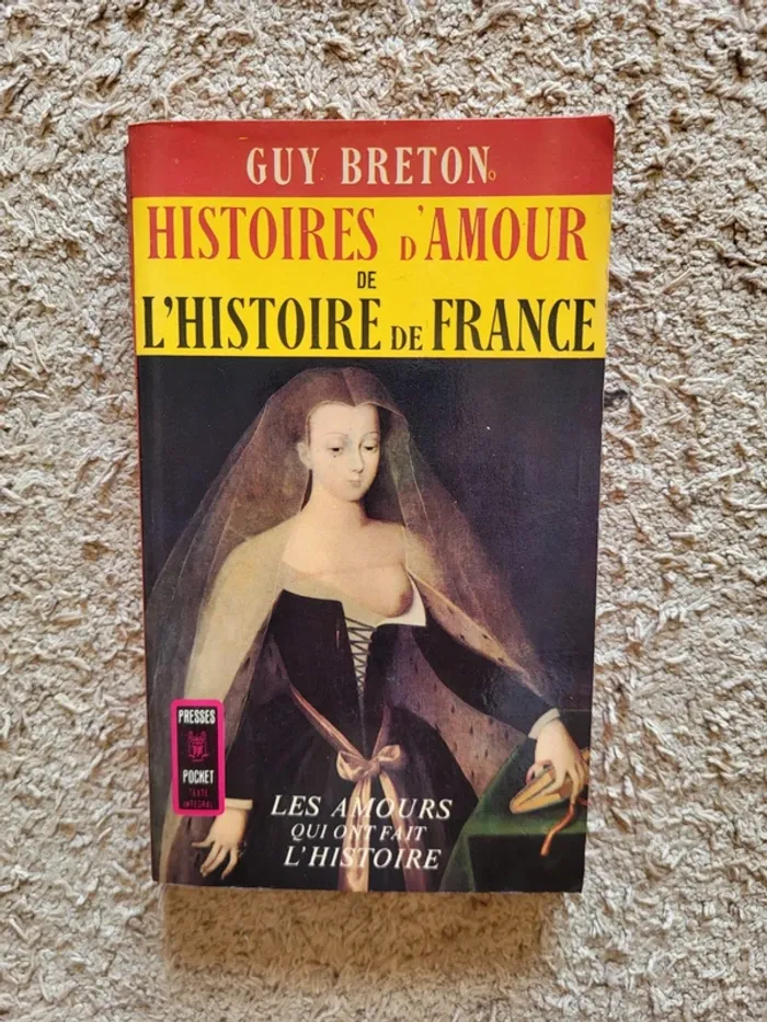Lot de 5 livres "Histoires d'amour de l'histoire de France" de Guy Breton - 1965 - photo numéro 2