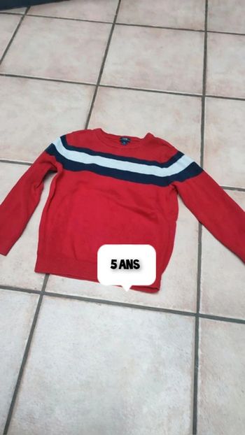Pull Kiabi rouge