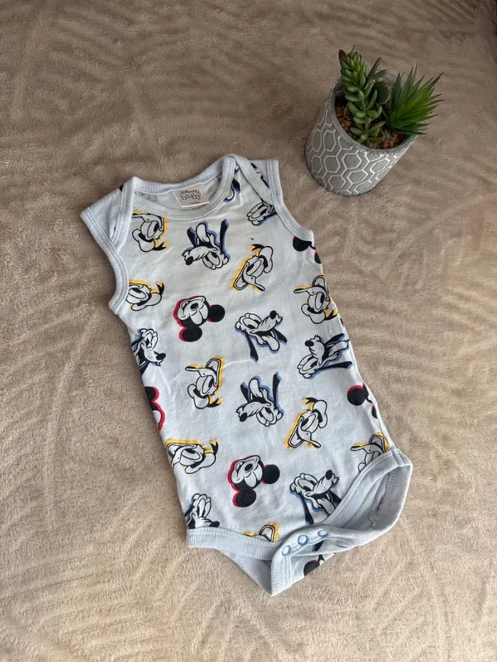 Body Disney – 3 mois – manches courtes (débardeur)