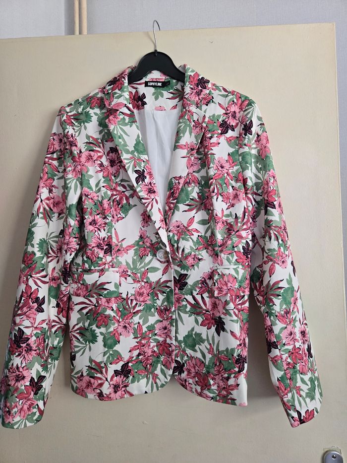 Blazer fleuri