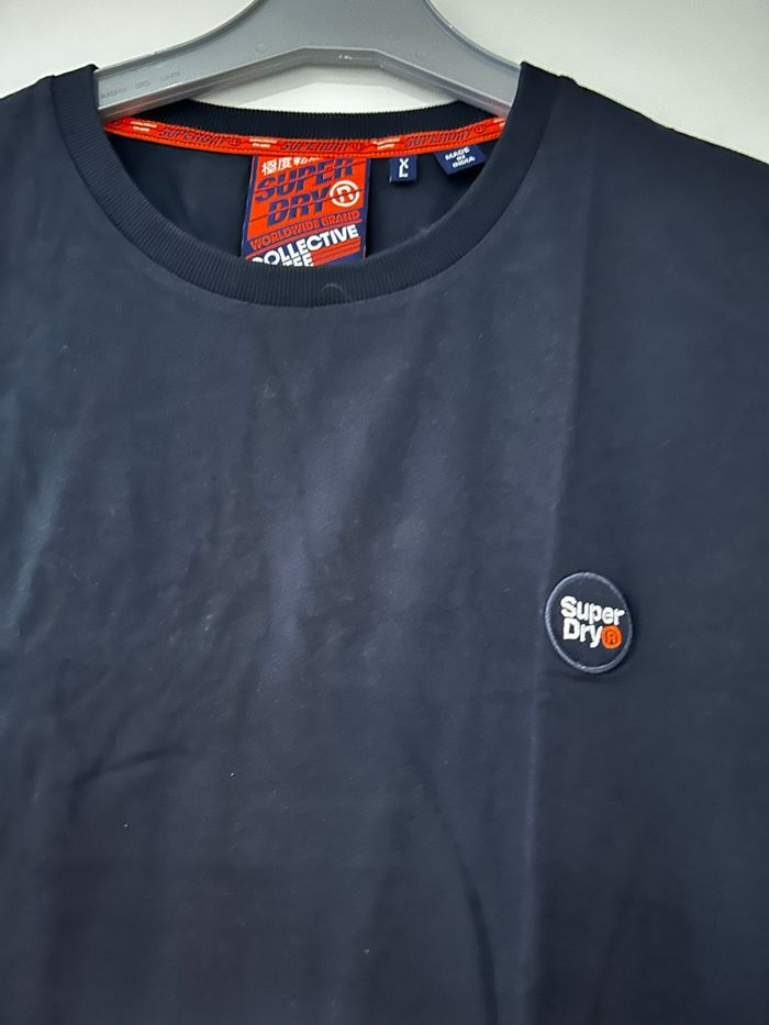 Teeshirt homme Superdry bleu marine - photo numéro 2