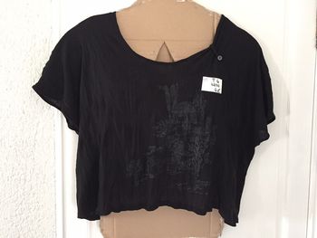 618-Blouse noire NEUVE T 42/44