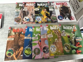 11 magazines wapiti octobre à août 2024