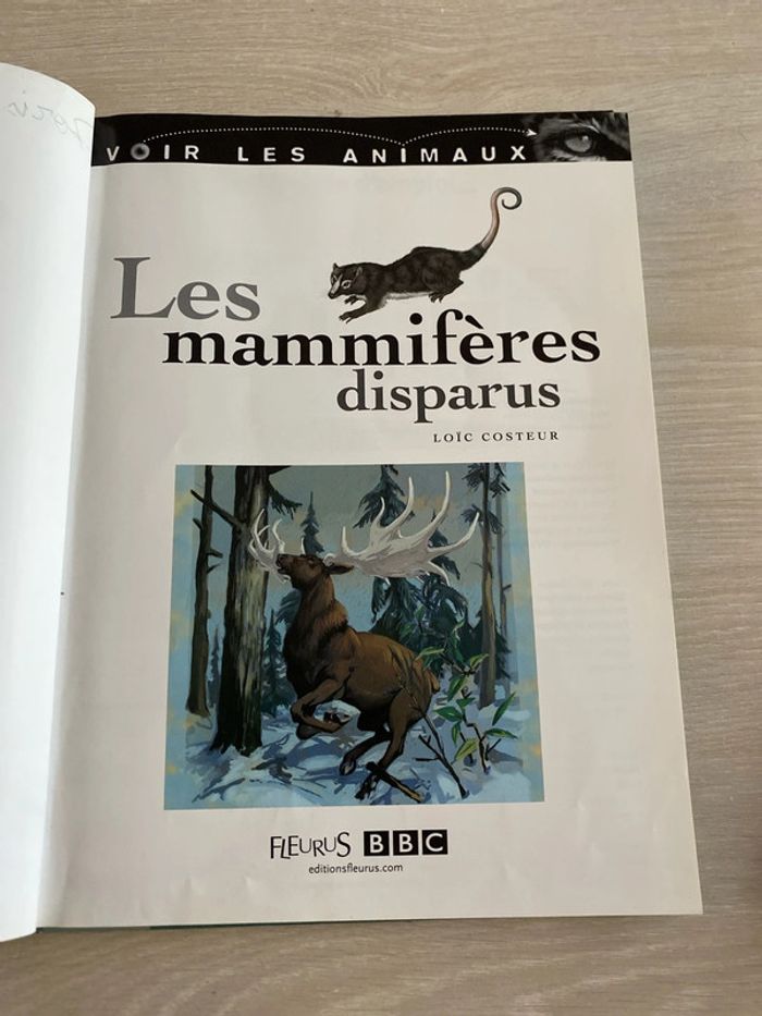 Livre et DVD Les mammifères disparus - photo numéro 4