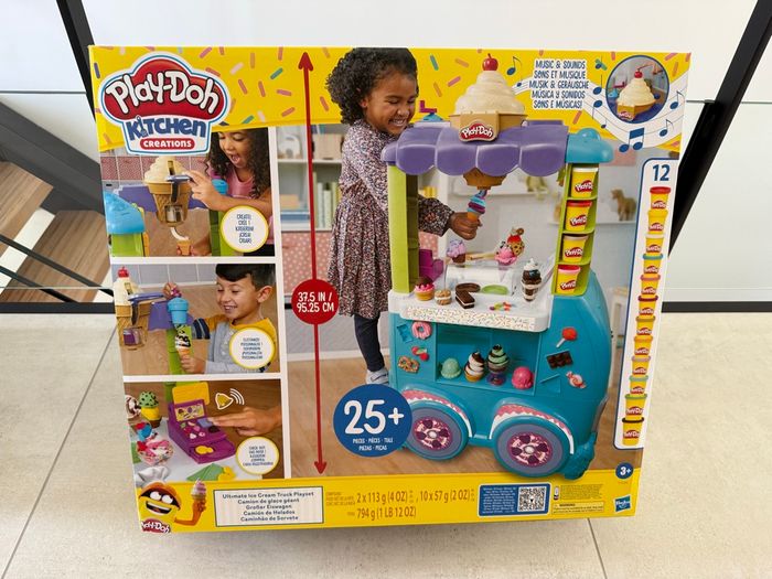 Camion de glace géant play doh pâte à modeler