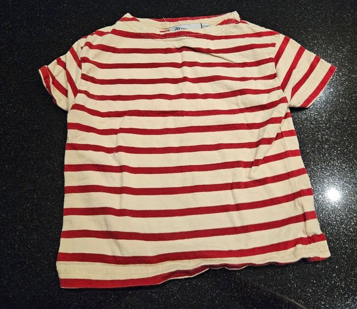 Tee shirt à rayures marin col bateau - photo numéro 2