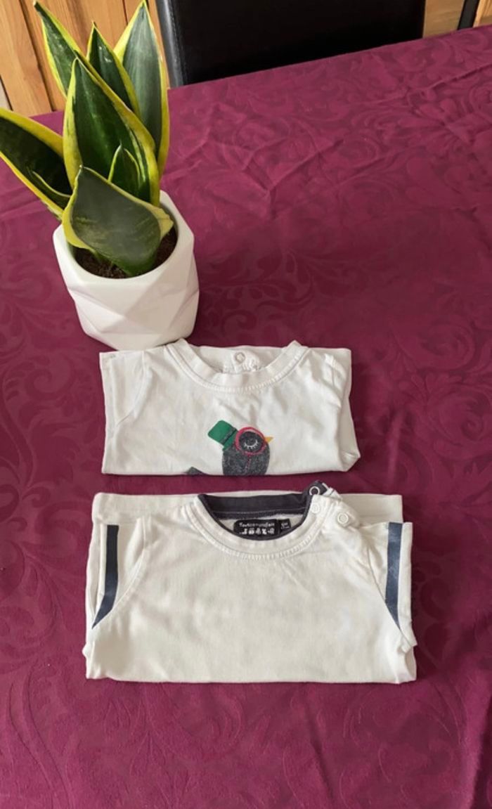 Lot 2 t-shirt manches longues